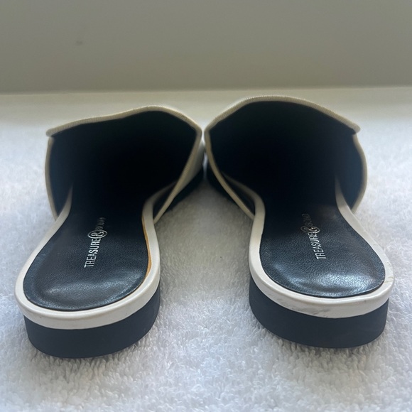 Treasure & Bond Keaton white leather mule slide loafer shoe. Women’s 7 - Picture 9 of 12